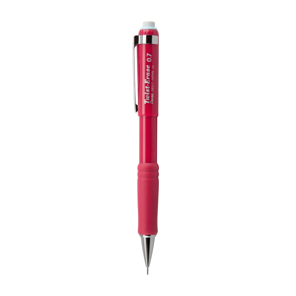 Pentel Twist Erase 3 Mechanical Pencil Red 0.7 Millimeters